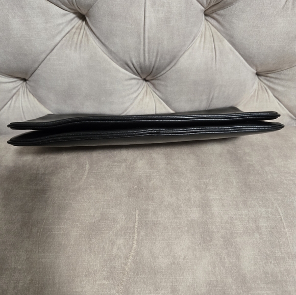 Tory Burch Reva Bombe black leather clutch/shouder bag - Picture 8 of 13